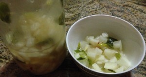 Making kimchi from daikon is easy, rewarding, and a great use for surplus roots from the garden